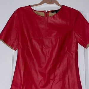 Bcbg Maxazria leather top